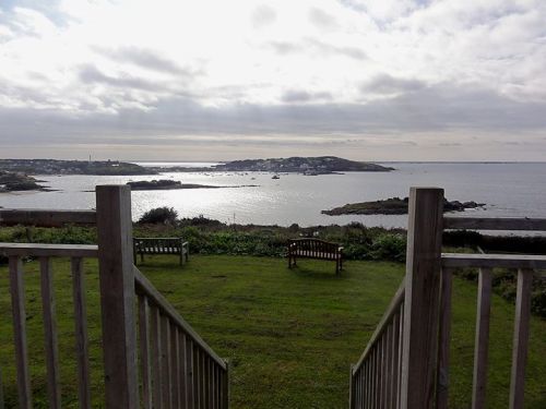 The stunning view from the Isles of Scilly Golf Course, St. Marys, Isles of Scilly